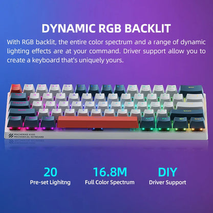 Mini Mechanical Gaming Wired Keyboard