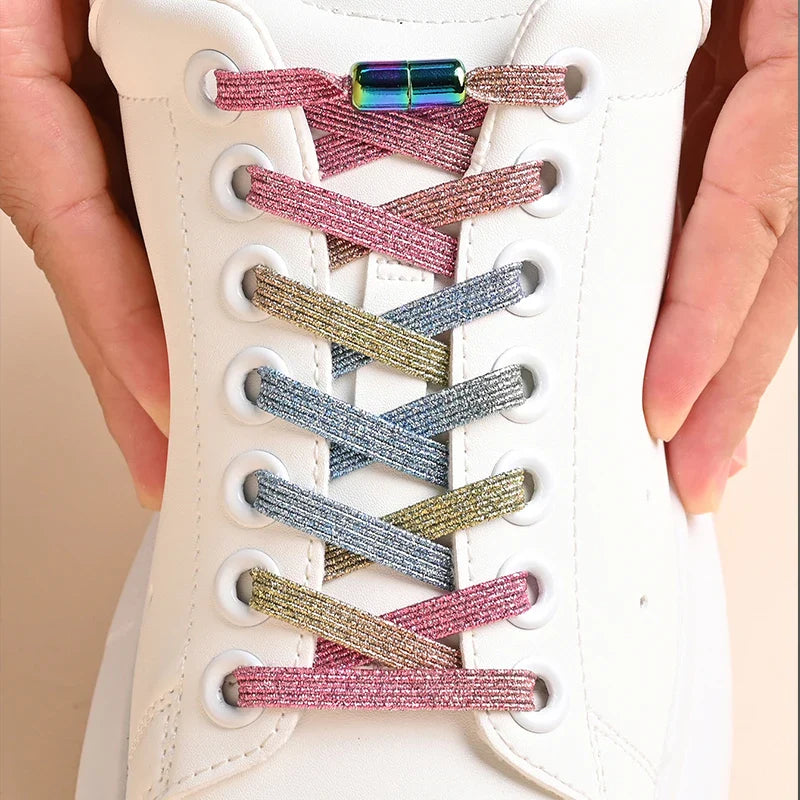 Colorful Buckle Shoelaces without Ties Laces