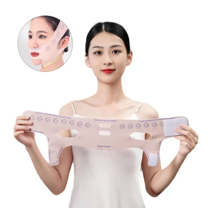 Breathable Elastic Face Slimming Bandage Massager