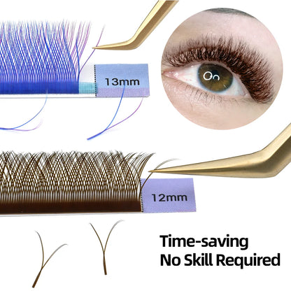 Y Shape Hand Woven Premium  Eyelashes Extension