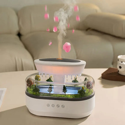 Air Humidifier Water Drip Micro Landscape Aroma Diffuser with 7 Night Light Aromatherapy Diffuser for Home Office US/EU/AU/UK