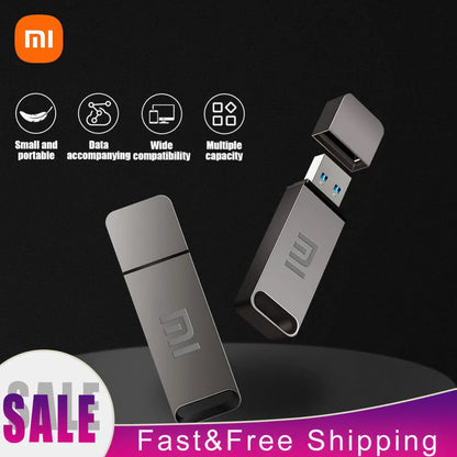 New 1TB 2TB Xiaomi Metal Flash Drive Thumbdrive Pendrive