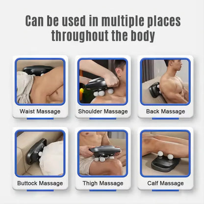 Handheld Four Heads Massage