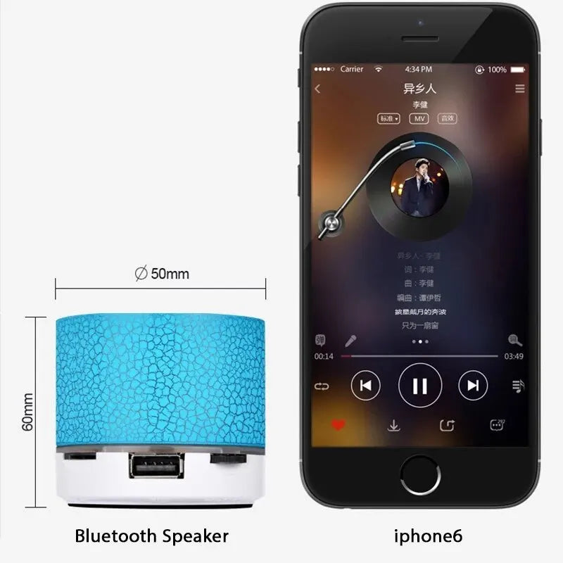 Bluetooth Wireless Portable Mini Speaker