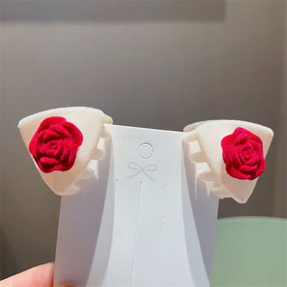 New Cute Plush Cat Claw Hairpin Simple Sweet Girl Baby Small Clasp Clips Children Star Clip Headwear Hair Clips Kids Accessories