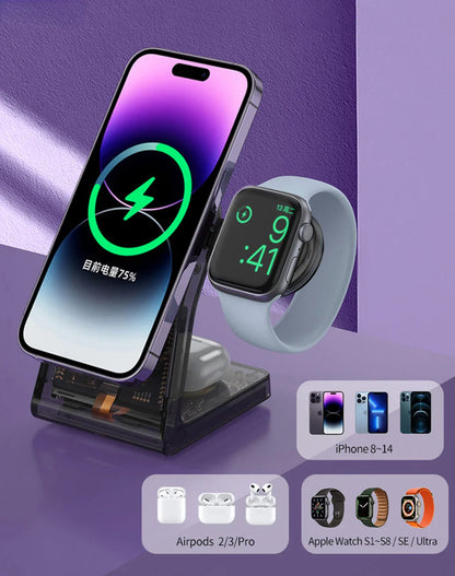 Clear Wireless Charging Station