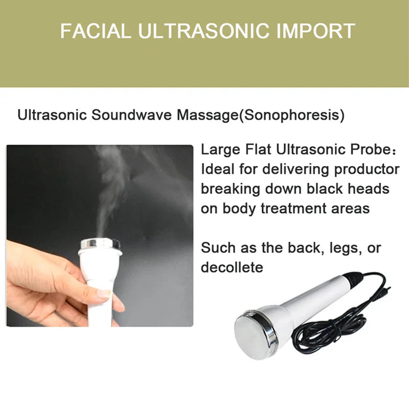 New Ultrasonic Facial Massager