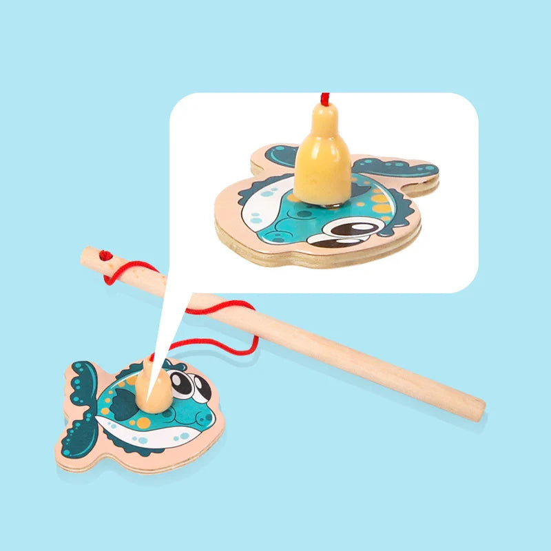 Montessori Wooden Fishing Toys