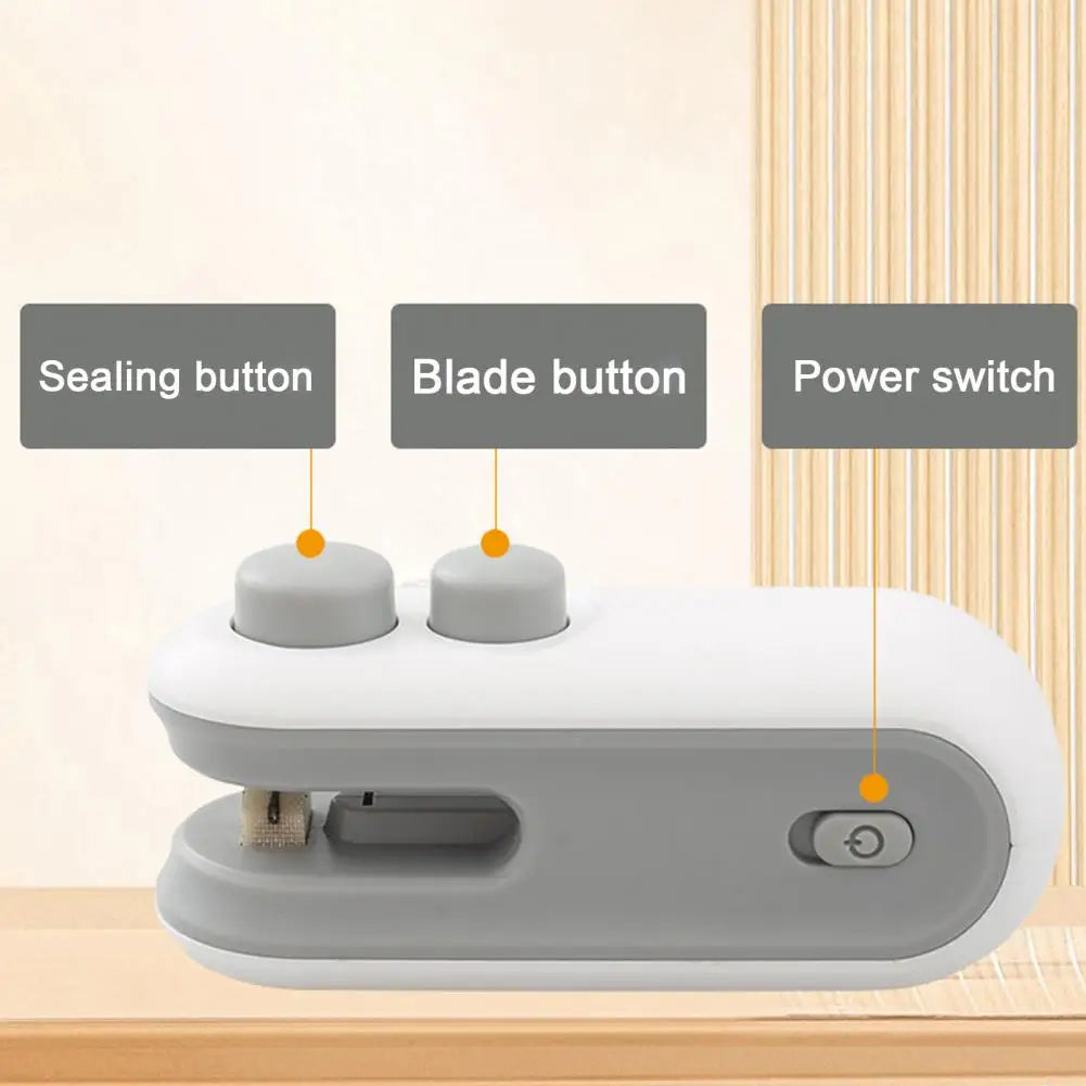 Rechargeable Bag Sealer with Cutter