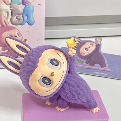 100% Genuine The Monsters Labubu Lazy Yoga Series Mystery Blind Box Cute Anime Figure Model Confirm Style Desktop Ornaments Toys
