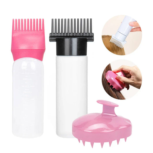 Oil Applicator Liquid Comb Hair Roots Massager