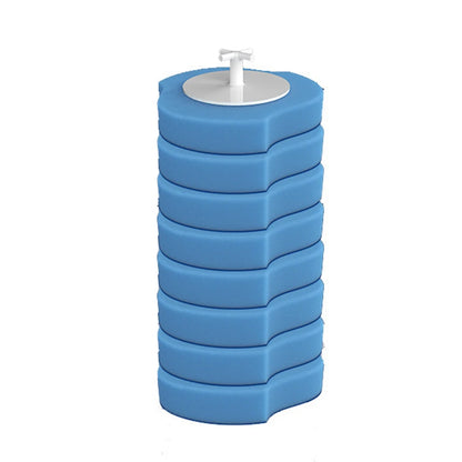 Disposable Toilet Cleaning Brush Set With Replacement Heads Toilet Brush Holder Set Long Handle Flexible Bathroom Accessories