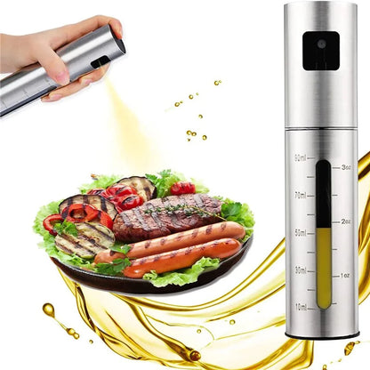 Spray Oil Bottle 304 Stainless Steel Olive Oil Sprayer