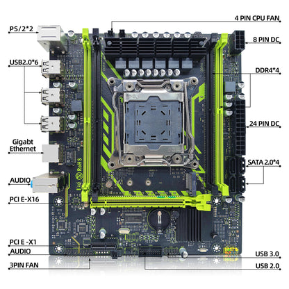 Motherboard Set Kit With Intel LGA