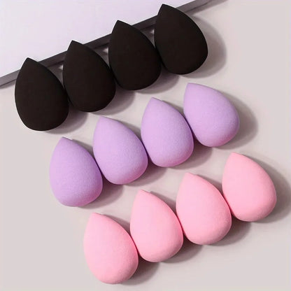 12Pcs Multicolor Makeup Sponge Blender Beauty Egg Cosmetic Puff