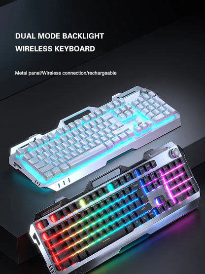 Office Mechanical Feel Keyboard Wireless Rechargeable