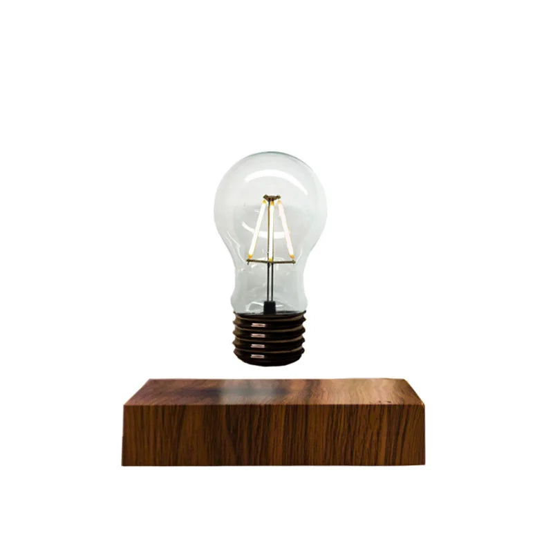 Magnetic Levitation Lamp Creativity Floating Glass Halogen Bulb Home Office Desk Decoration Birthday Gift Atmosphere Night Light