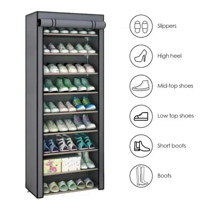 Shoe Rack Organizer Dustproof Shoe Cabinet