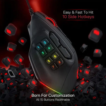 Redragon M811 Aatrox MMO Gaming Mouse