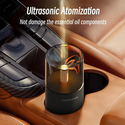 Candlelight Aroma Diffuser USB Electric Ultrasonic Mist Maker