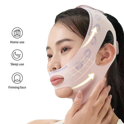 Breathable Elastic Face Slimming Bandage Massager