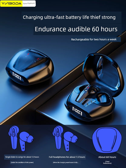 Yinboda J09 Ultra-Long Life Battery Real Wireless Bluetooth Headset