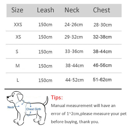 Dog Harness Adjustable Leash Set for Dogs