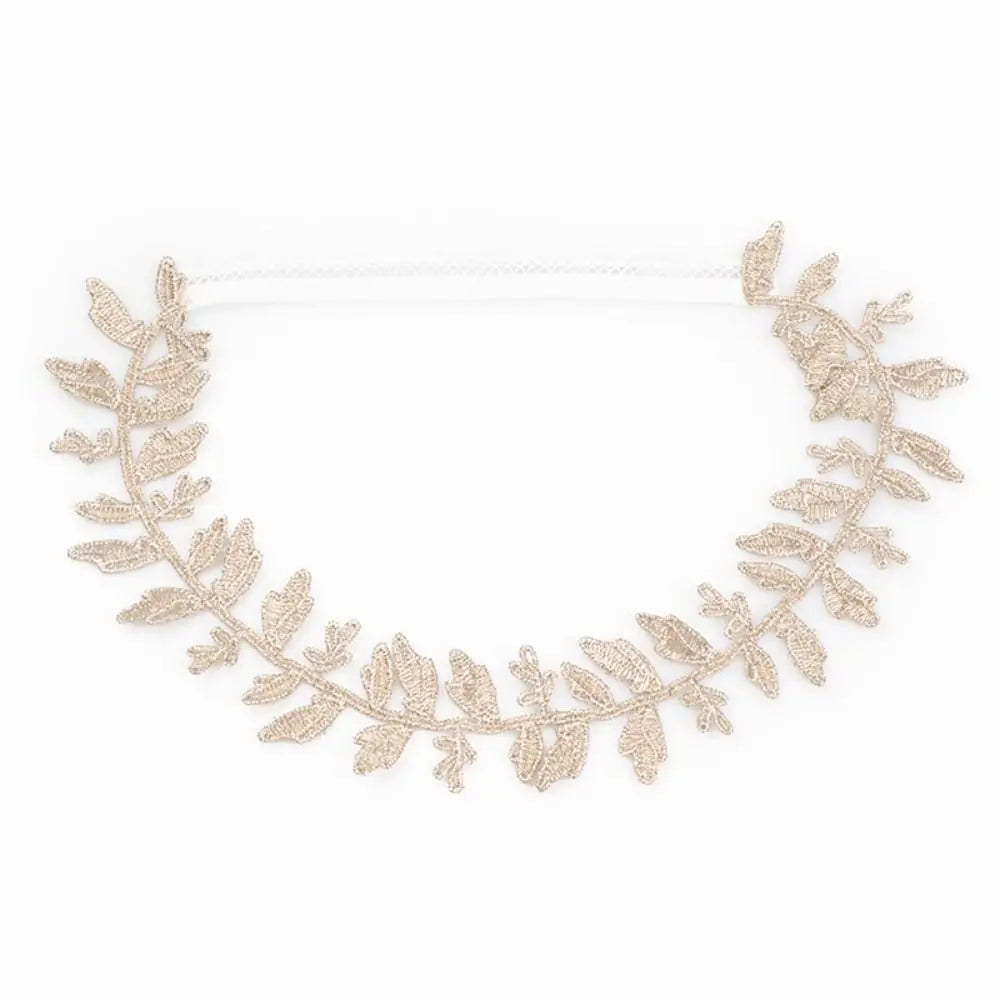 New Cute Lace Headband Newborn Mesh Elastic Turban Sweet Gold Hair Band Outdoor Party