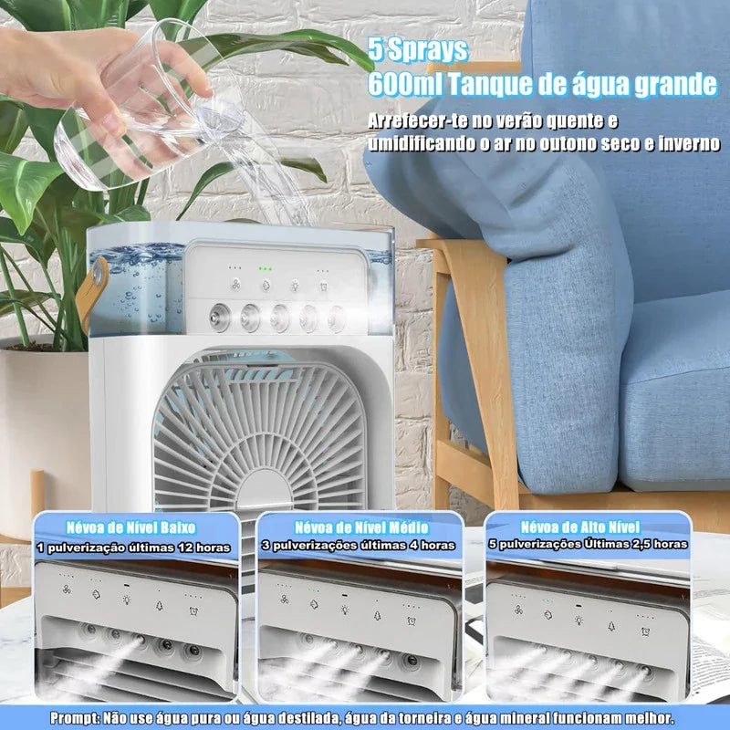 Portable Humidifier Fan Air Cooler Fan