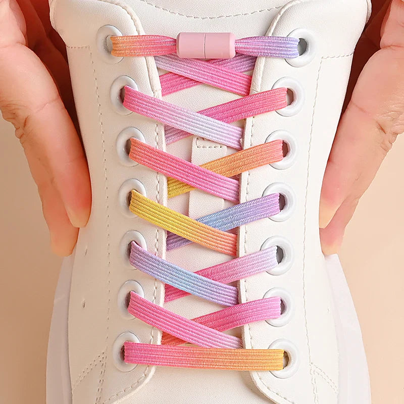 Colorful Buckle Shoelaces without Ties Laces