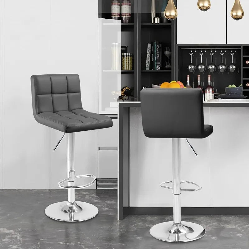 Adjustable Armless Kitchen Counter Bar Chairs