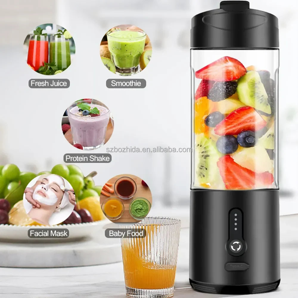 Mini Fresh Juice Blender For Smoothies Electric Juicer Mixer