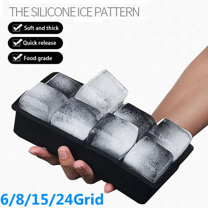 Grid Big Ice Mold Cube Tray