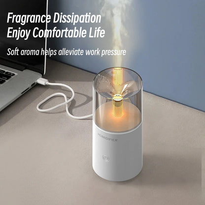 Candlelight Aroma Diffuser USB Electric Ultrasonic Mist Maker