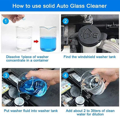 Solid Cleaner Car Windscreen Cleaner Effervescent Tablet