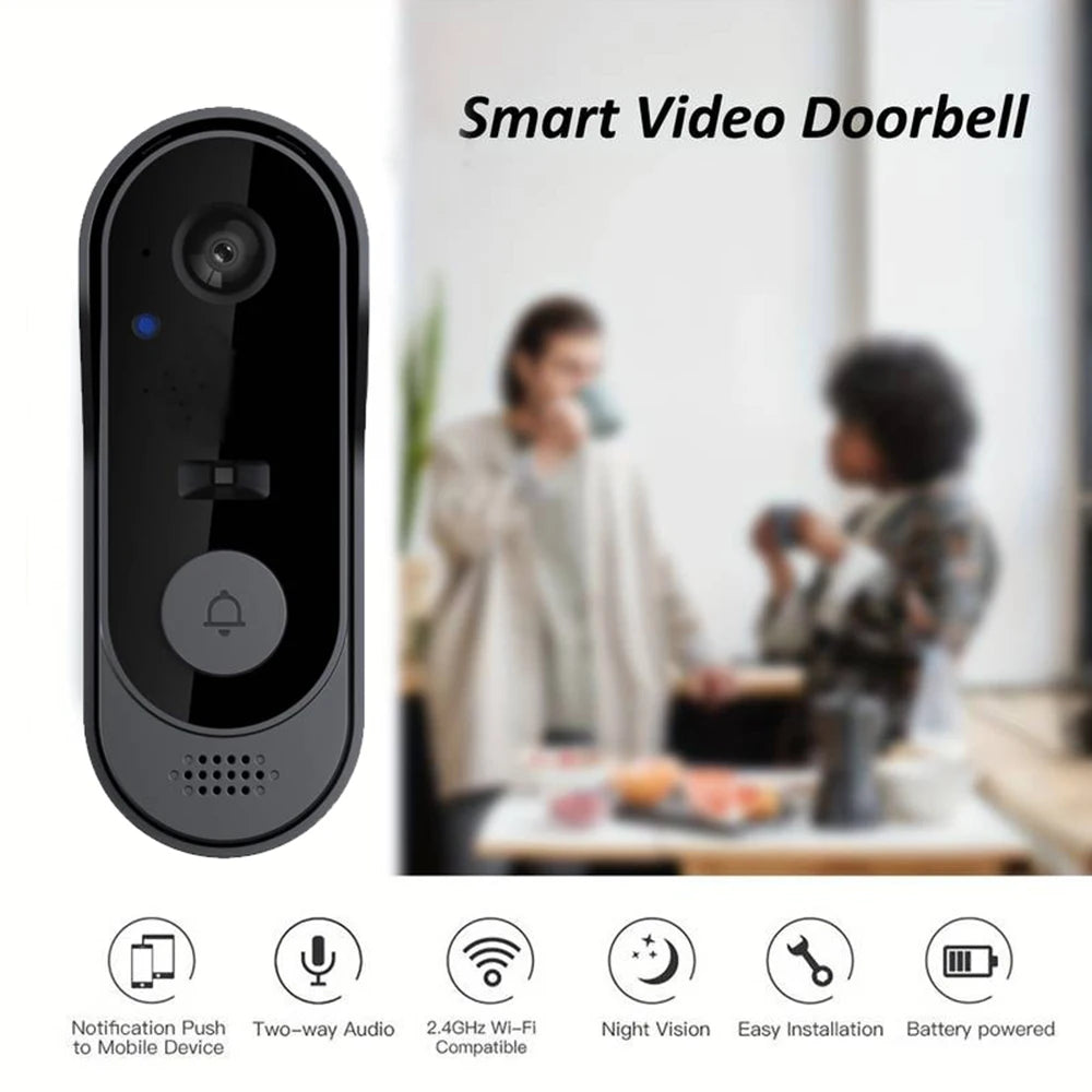 Tuya Smart Doorbell Camera Wifi Waterproof Outdoor Wireless Doorbells Intercom Video Eye Digital Door Peepholes Home Ring Bell