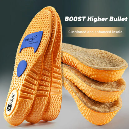 Thermal Self Heated Height Increase Insoles for Feet Warm