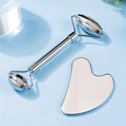 Stainless Steel Gua Sha And Face Rollers