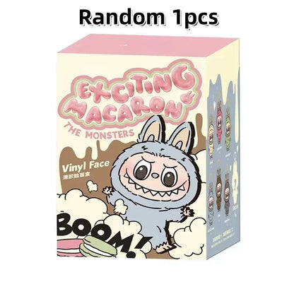 2025 In Stock Hot Anime Figure Labubu Have A Seat Series PVC Pendant Doll Model Monster Replica Keychain Kid Toys Birthday Gifts