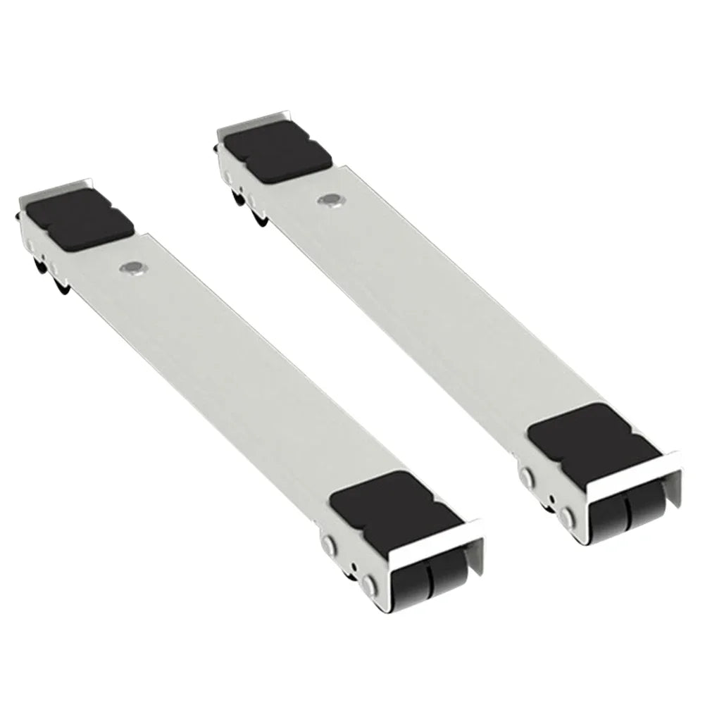 2pcs Refrigerator Base Holder Adjustable Furniture Dolly Mobile Roller Multifunctional with Wheels Home Furniture Moving Roller