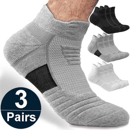 Non-Slip Thick Breathable Soft Reusable Ankle Socks