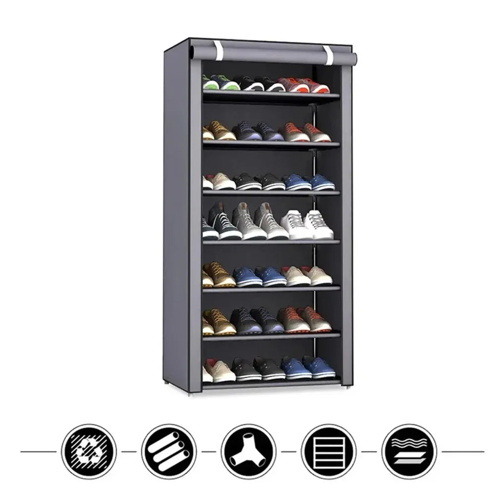 Shoe Rack Organizer Dustproof Shoe Cabinet