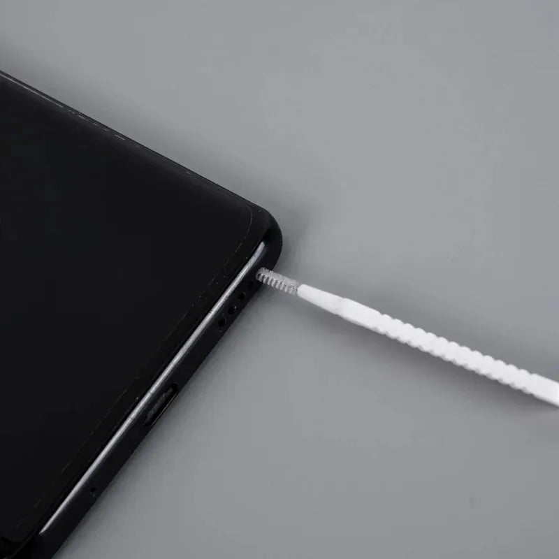 Cell Phone Charging Port Dust Plug with Cleaning Brush