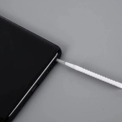 Cell Phone Charging Port Dust Plug with Cleaning Brush