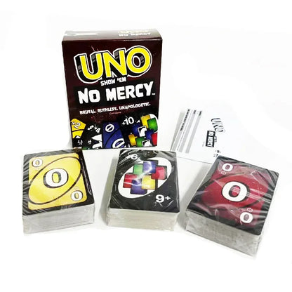 UNO NO MERCY Matching Card Game