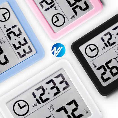 Digital Desk Clock with Temperature and Humidity, Wall Clocks