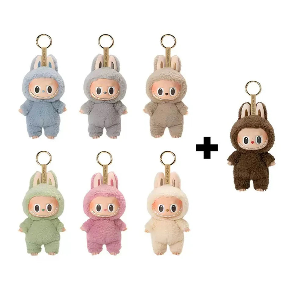 Cute Hot Sale Anime Figure Labubu Vinyl Pendant Doll Model Toy Cute Monster Replica Keychain Toys Birthday Gifts