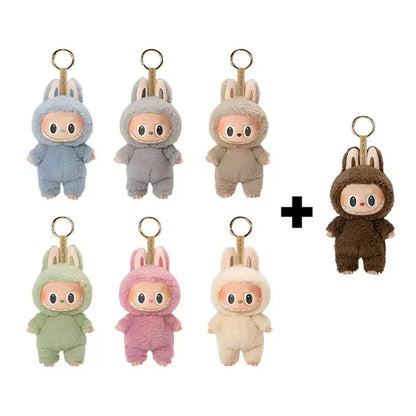 Cute Hot Sale Anime Figure Labubu Vinyl Pendant Doll Model Toy Cute Monster Replica Keychain Toys Birthday Gifts