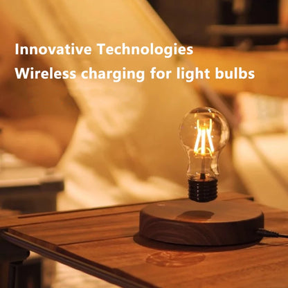 Magnetic Levitation Lamp Creativity Floating Glass Halogen Bulb Home Office Desk Decoration Birthday Gift Atmosphere Night Light