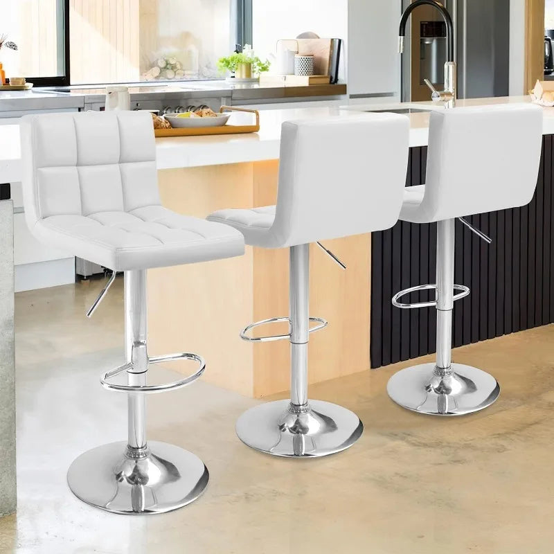 Adjustable Armless Kitchen Counter Bar Chairs